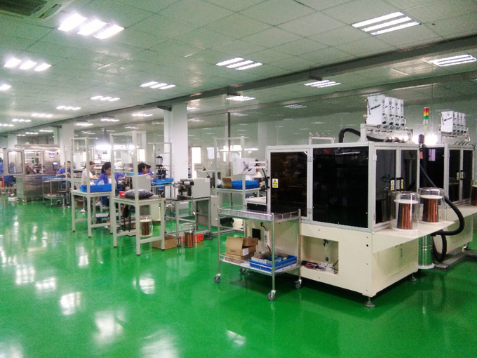 Motor de Changzhou Hetai e dispositivo elétrico Co., linha de produção 14 da fábrica do Ltd.