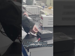 Como testar e ajustar a forma de onda do codificador?