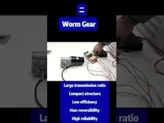 Motor de caixa de engrenagens 220 rpm 1A 3.5N.M 114W 24V