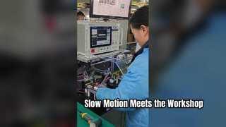 Quando a câmera lenta cinematográfica chega ao workshop