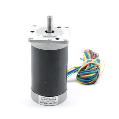 comprar eficiência elevada de 24V Mini Brushless Motor 3000RPM 0.44nm 138W 57BL06 002 online manufacture