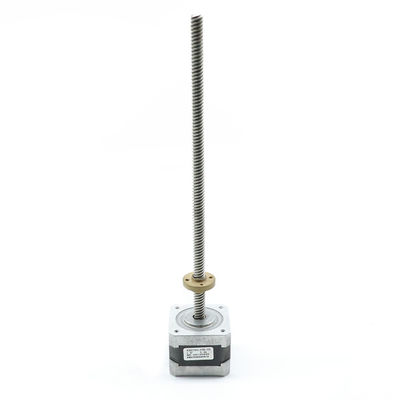 comprar Motor deslizante linear de Nema17 Tr8x8 300mm com ligações 3,2 Kgcm do eixo 42BYGH 6 do parafuso online manufacture